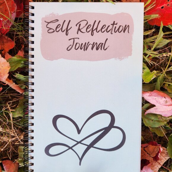 Self-Reflection Journal - 8.5x5.5 Spiral Bound -Calming Colored Guided Workbook - Picture 17 of 17